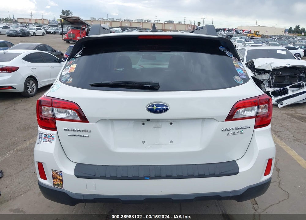 2016 SUBARU OUTBACK 2.5I LIMITED VIN: 4S4BSANC8G3349391