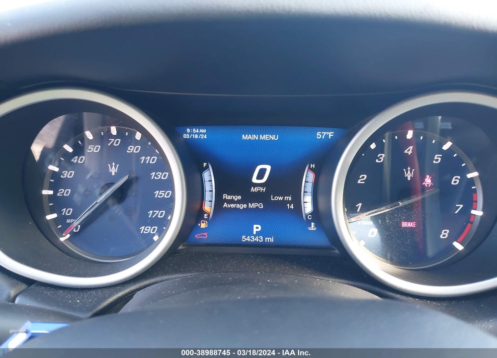 2018 MASERATI GHIBLI S GRANSPORT VIN: ZAM57YSS2J1281515