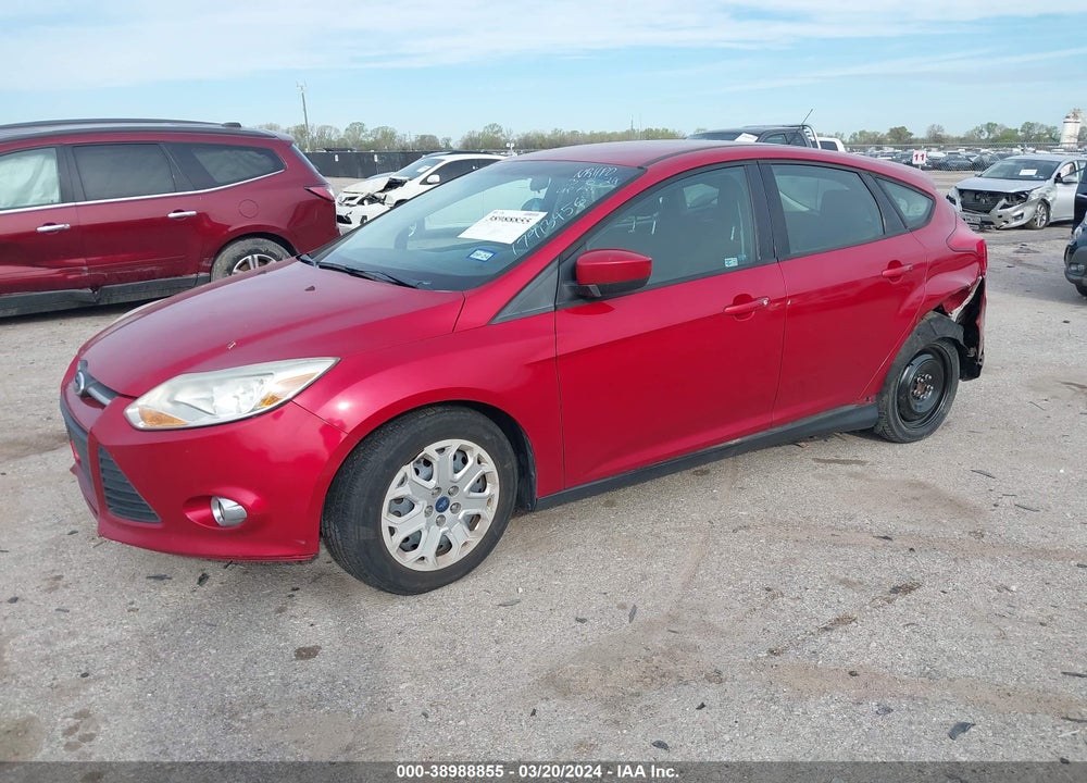 2012 FORD FOCUS SE VIN: 1FAHP3K21CL282463