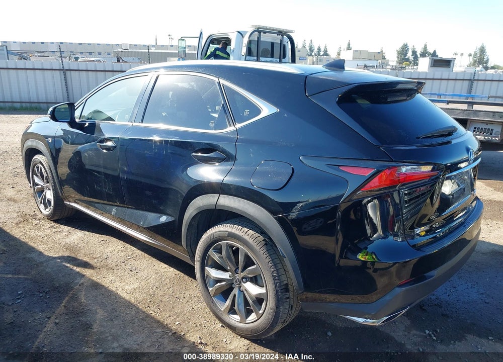 2015 LEXUS NX 200T F SPORT VIN: JTJYARBZ8F2020099