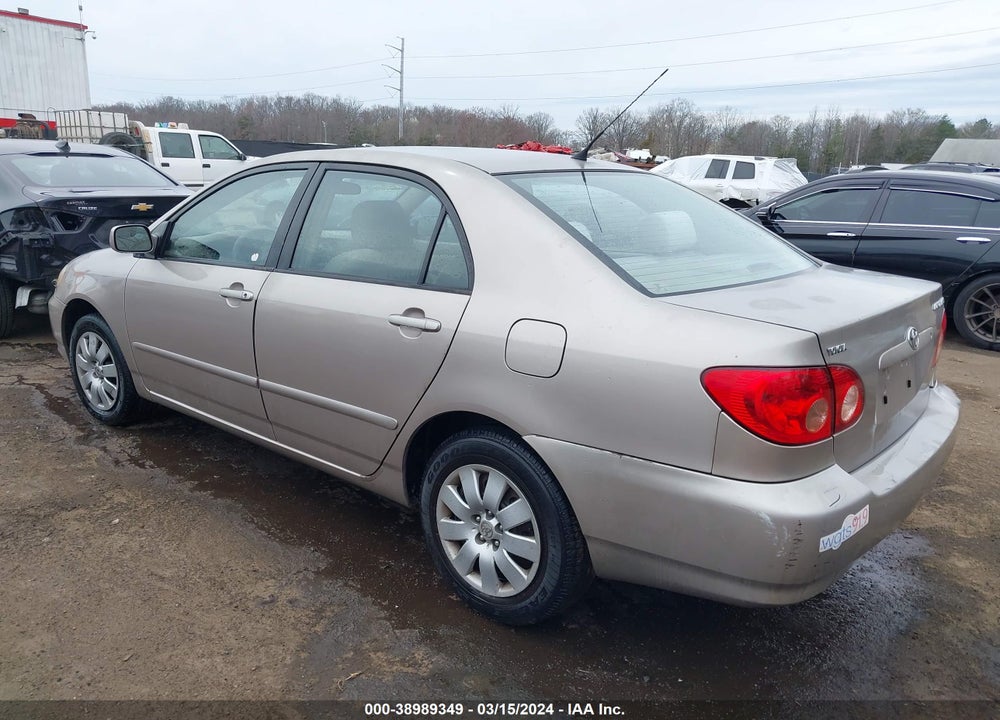 2003 TOYOTA COROLLA LE VIN: 2T1BR32E13C054166