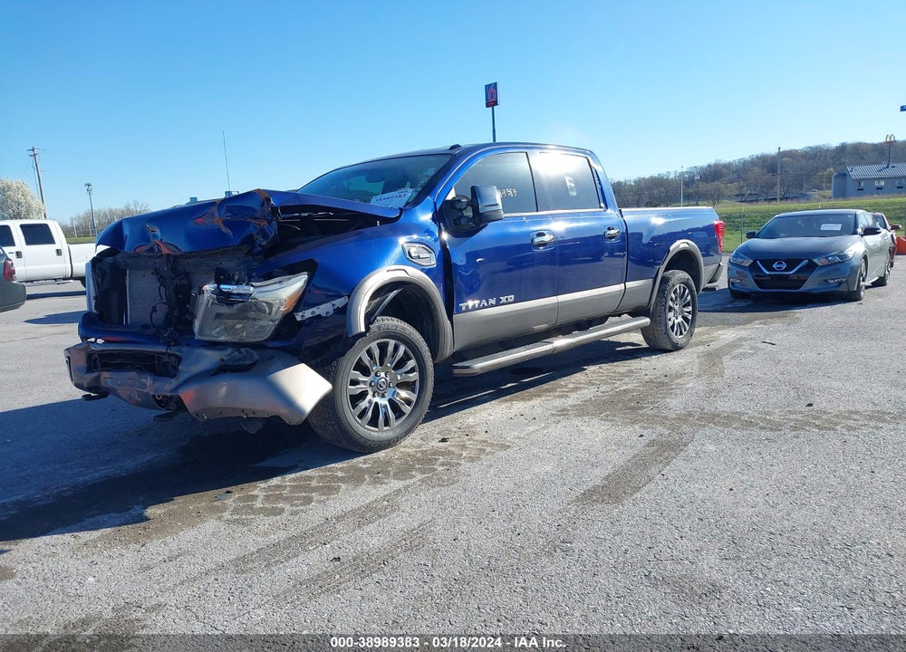 2016 NISSAN TITAN XD PLATINUM RESERVE DIESEL VIN: 1N6BA1F48GN504456