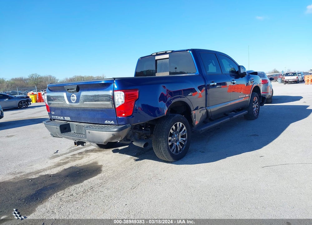 2016 NISSAN TITAN XD PLATINUM RESERVE DIESEL VIN: 1N6BA1F48GN504456