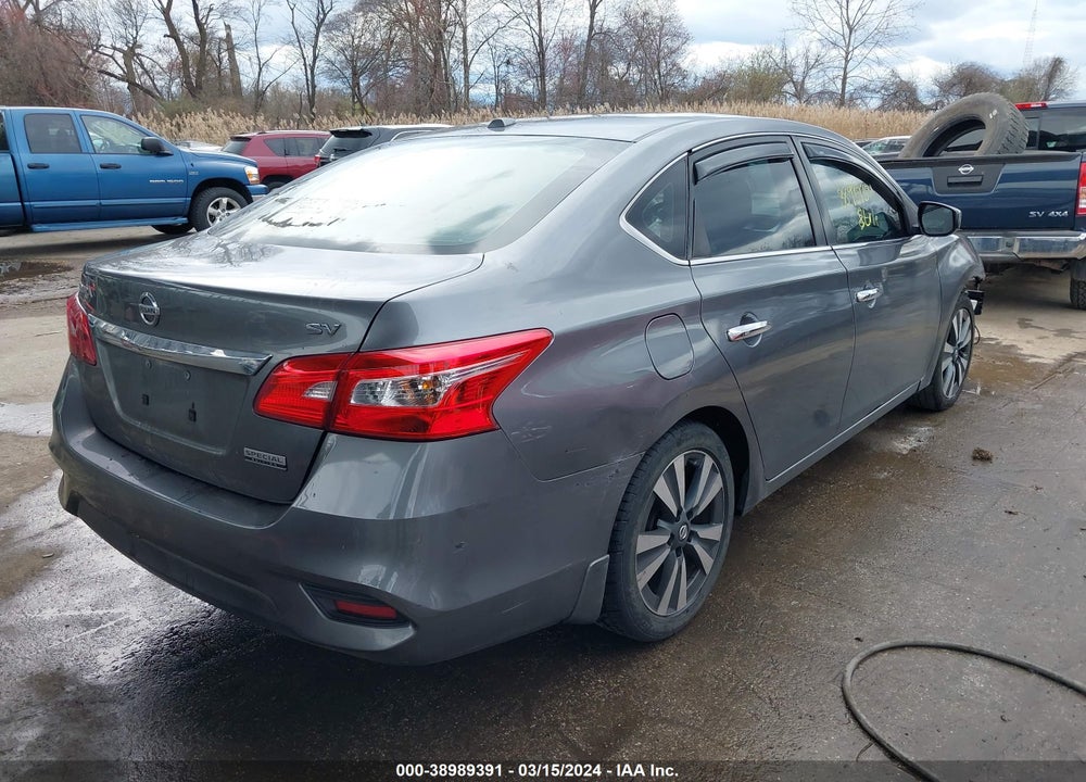 2019 NISSAN SENTRA SV VIN: 3N1AB7AP7KY337392