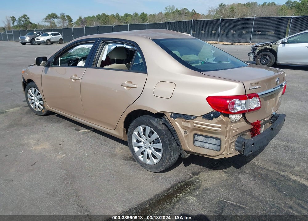 2012 TOYOTA COROLLA LE VIN: 2T1BU4EE4CC871101