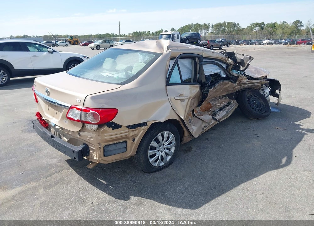 2012 TOYOTA COROLLA LE VIN: 2T1BU4EE4CC871101