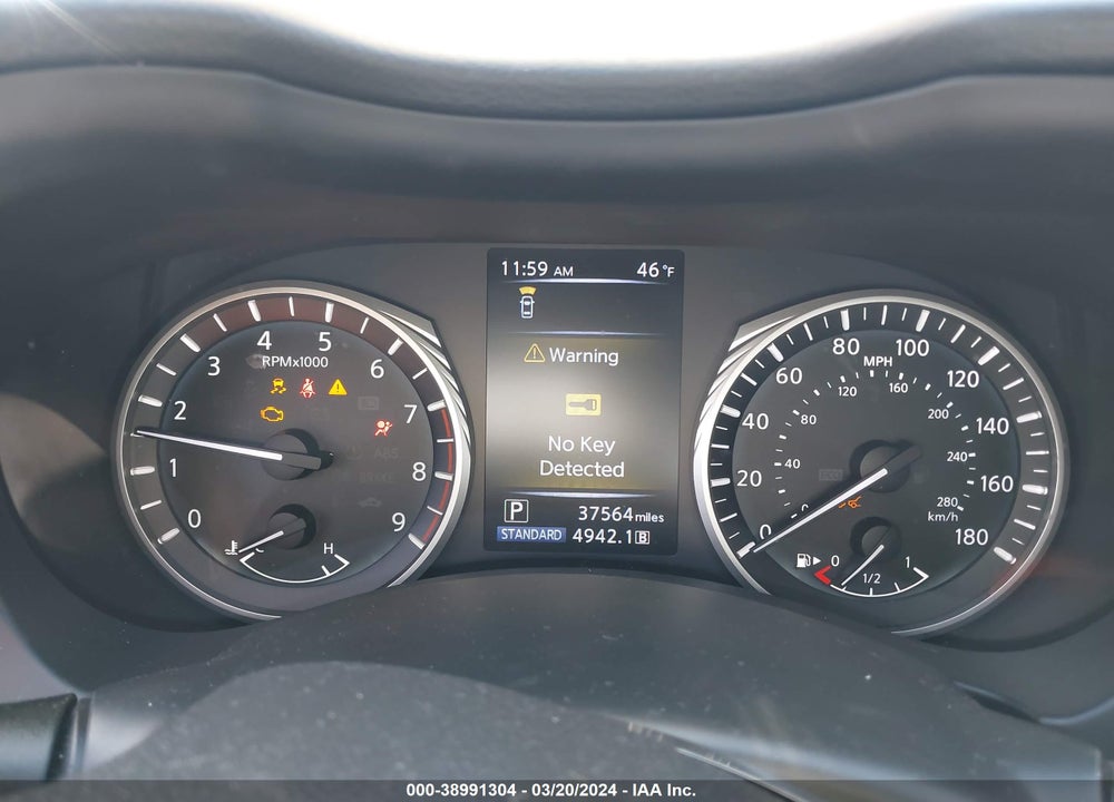 2019 INFINITI Q50 3.0T LUXE VIN: JN1EV7AP9KM510602