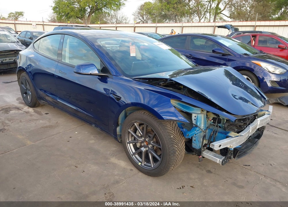 2021 TESLA MODEL 3 LONG RANGE DUAL MOTOR ALL-WHEEL DRIVE VIN: 5YJ3E1EB9MF869170