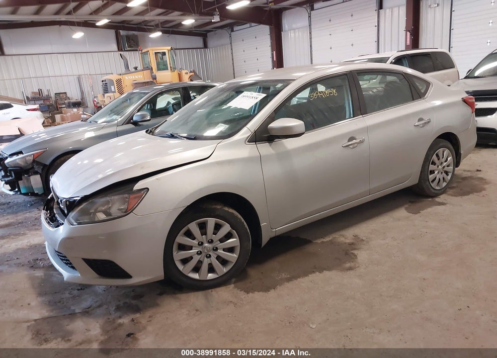 2017 NISSAN SENTRA SV VIN: 3N1AB7AP7HY321637