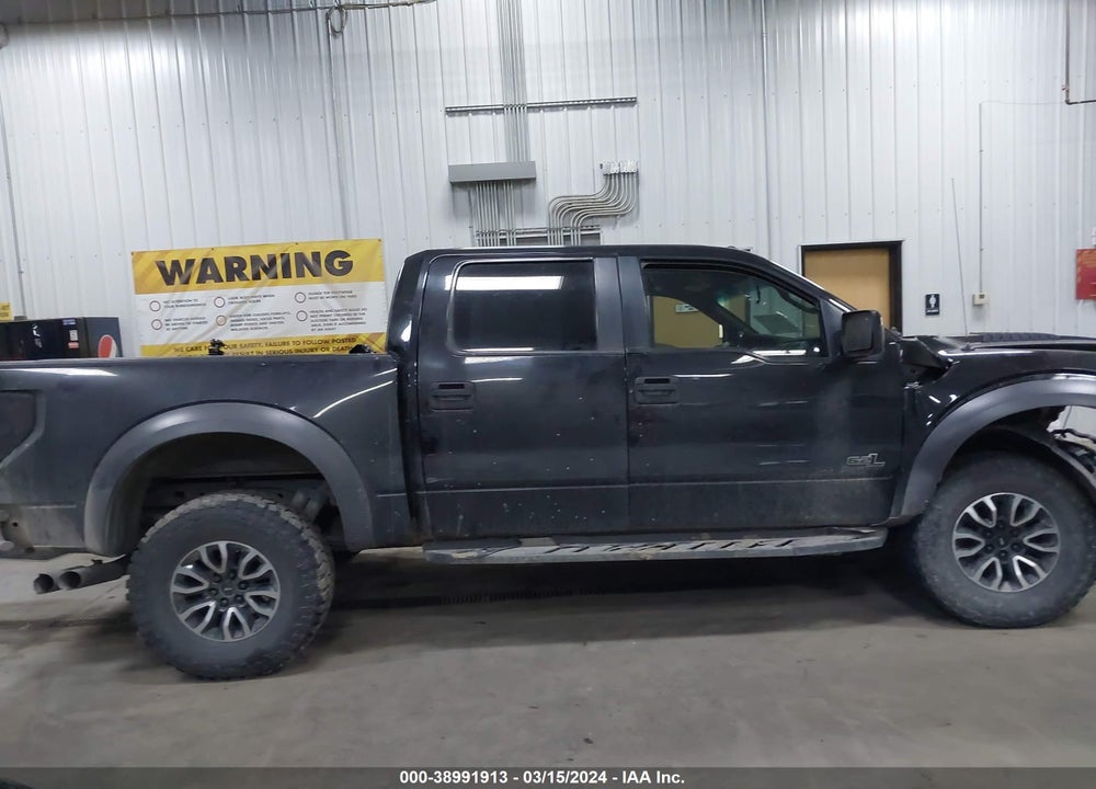 2013 FORD F-150 SVT RAPTOR VIN: 1FTFW1R6XDFA92291