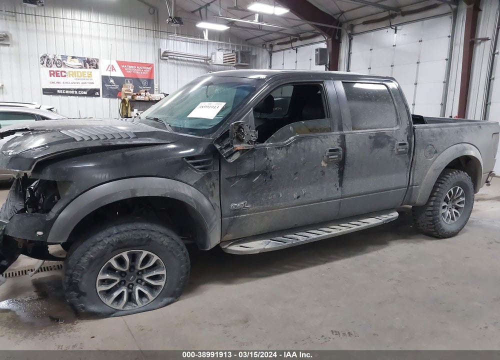 2013 FORD F-150 SVT RAPTOR VIN: 1FTFW1R6XDFA92291