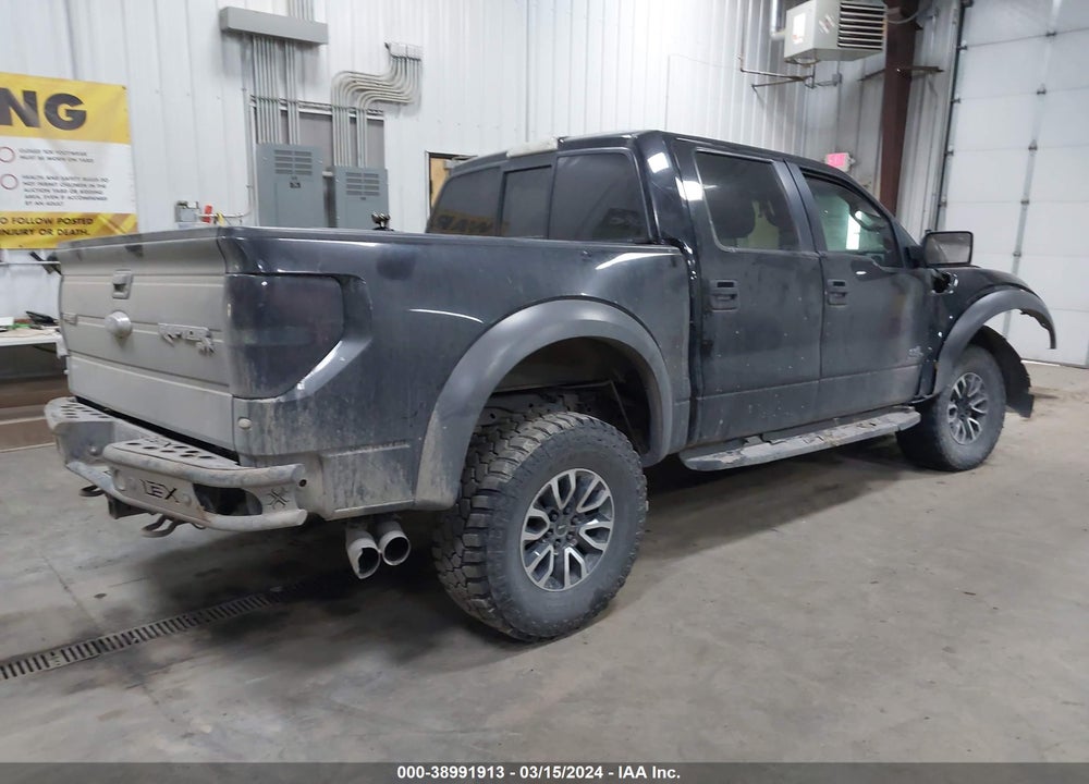2013 FORD F-150 SVT RAPTOR VIN: 1FTFW1R6XDFA92291