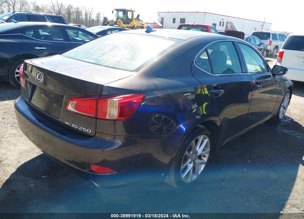 2012 LEXUS IS 250 VIN: JTHCF5C25C5053353
