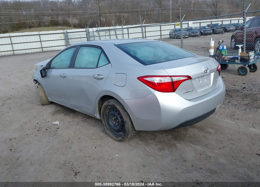 2016 TOYOTA COROLLA LE VIN: 2T1BURHE6GC669536