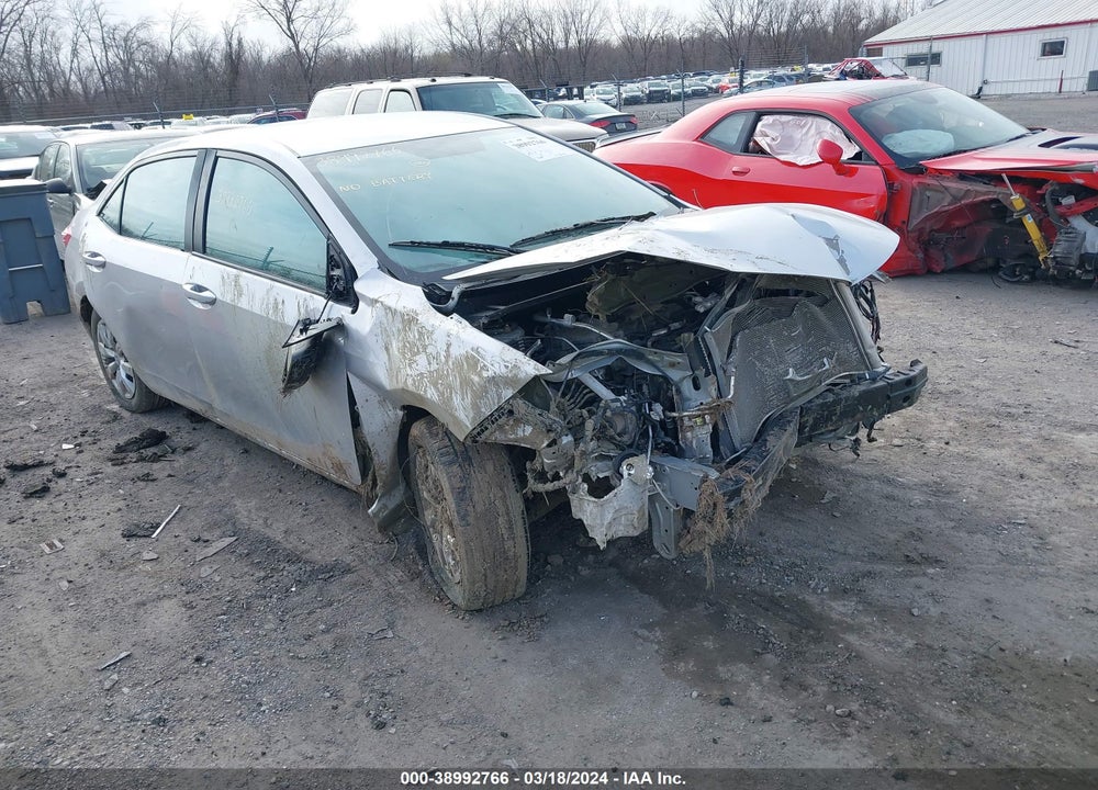 2016 TOYOTA COROLLA LE VIN: 2T1BURHE6GC669536