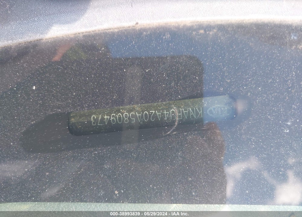 2010 KIA FORTE EX VIN: KNAFU4A20A5809473
