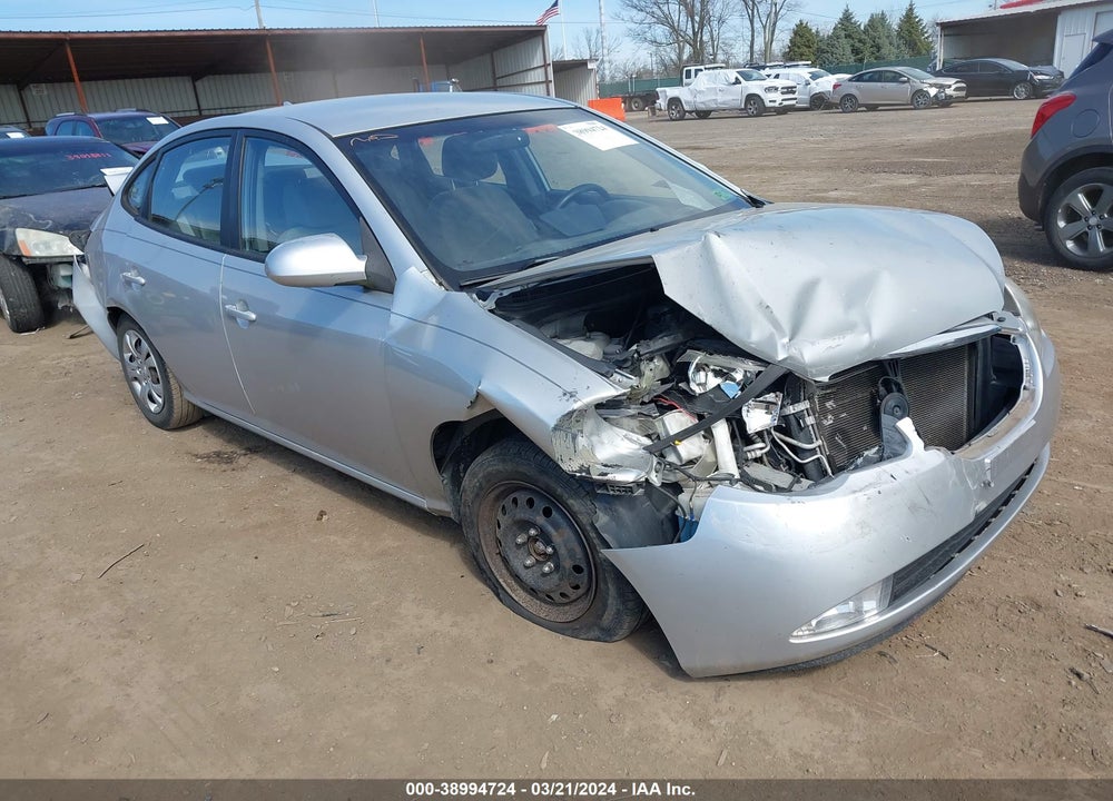 2010 HYUNDAI ELANTRA GLS VIN: KMHDU4AD2AU929725