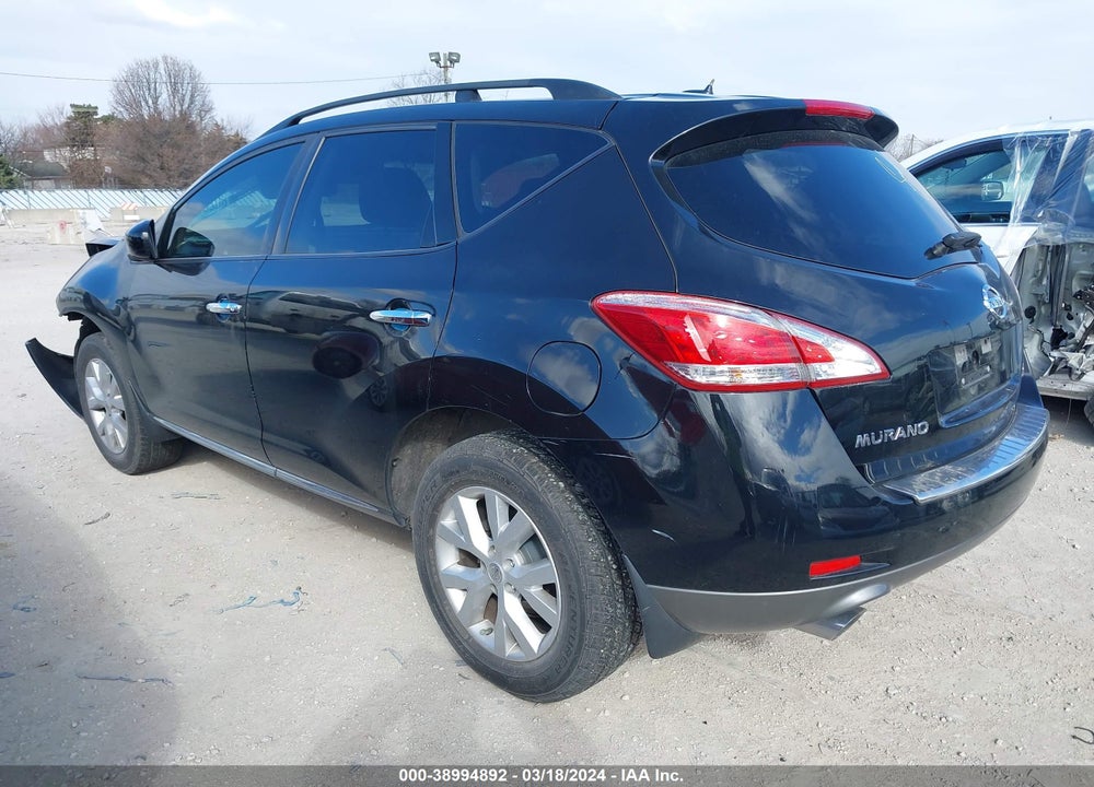 2013 NISSAN MURANO SL VIN: JN8AZ1MW7DW316713