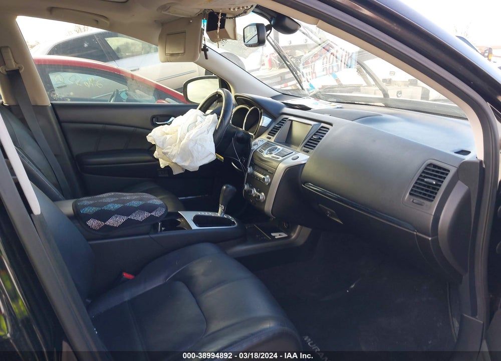 2013 NISSAN MURANO SL VIN: JN8AZ1MW7DW316713