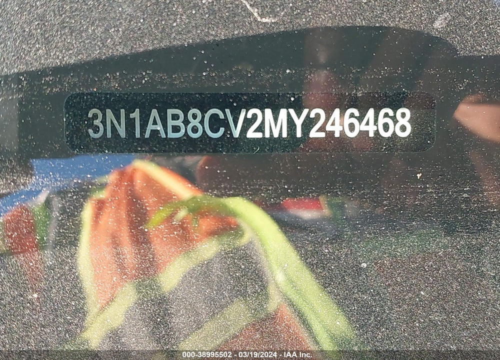 2021 NISSAN SENTRA VIN: 3N1AB8CV2MY246468