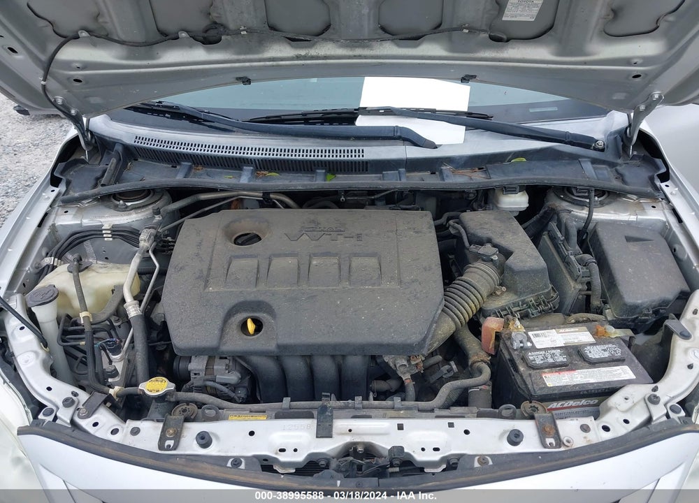 2012 TOYOTA COROLLA LE VIN: 5YFBU4EE5CP013457
