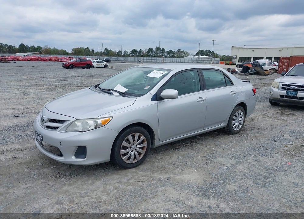 2012 TOYOTA COROLLA LE VIN: 5YFBU4EE5CP013457