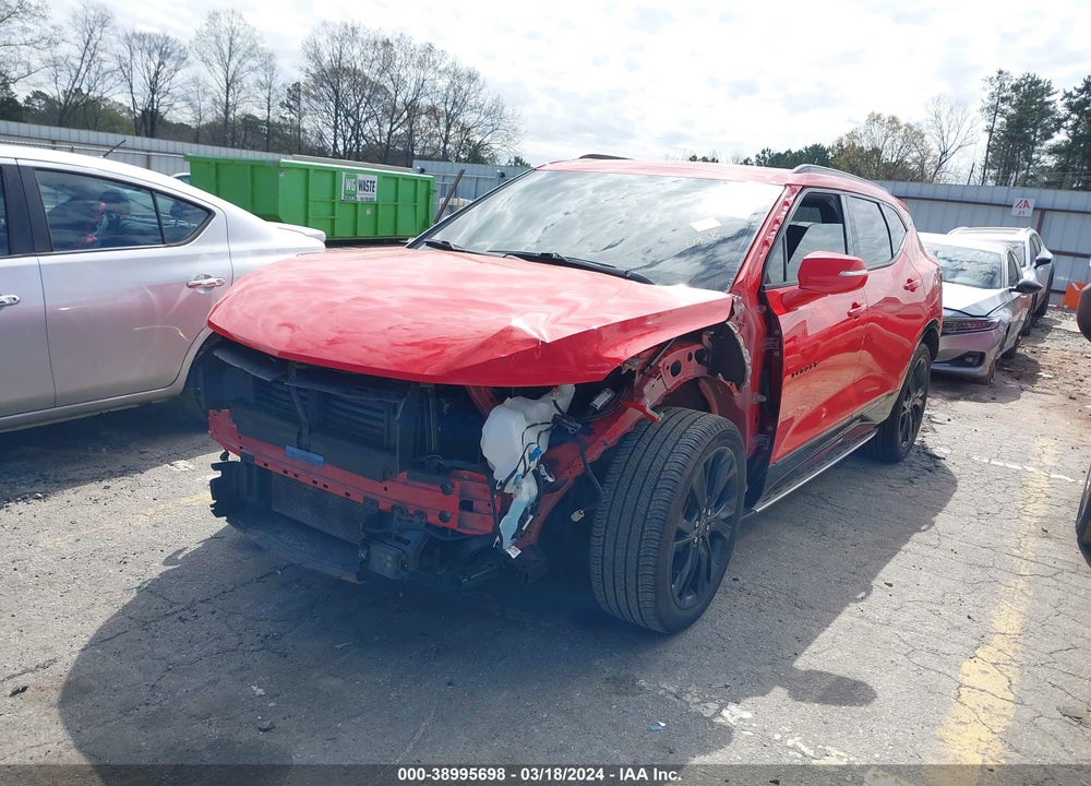 2021 CHEVROLET BLAZER FWD RS VIN: 3GNKBERS7MS551021