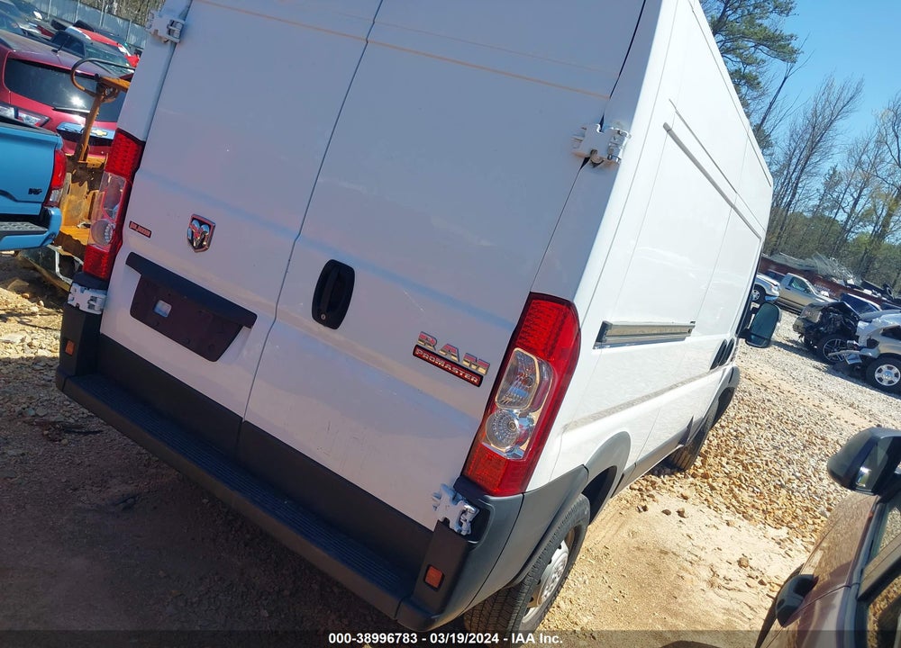 2019 RAM PROMASTER 1500 HIGH ROOF 136 WB VIN: 3C6TRVBG4KE549728