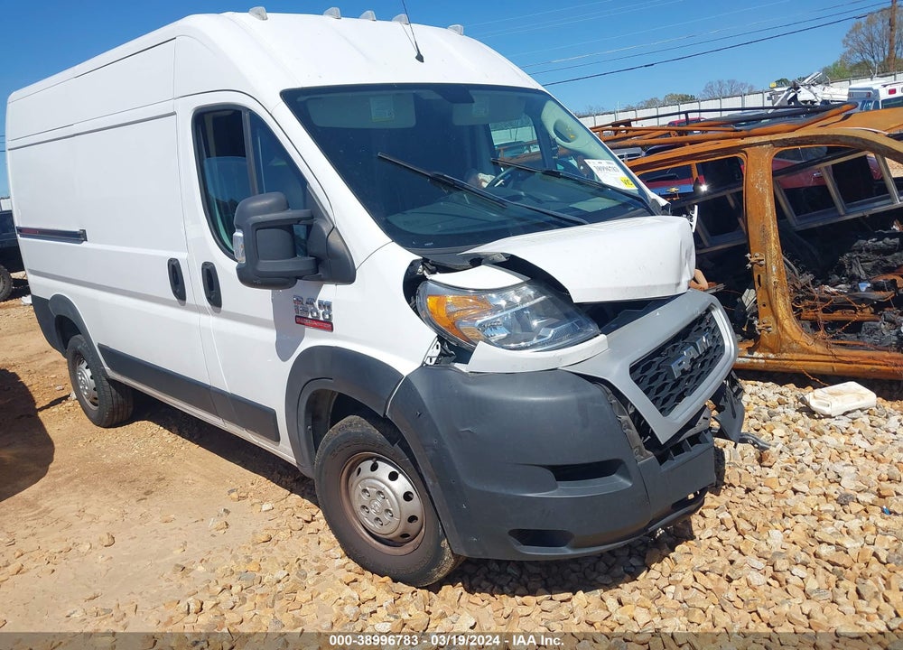 2019 RAM PROMASTER 1500 HIGH ROOF 136 WB VIN: 3C6TRVBG4KE549728