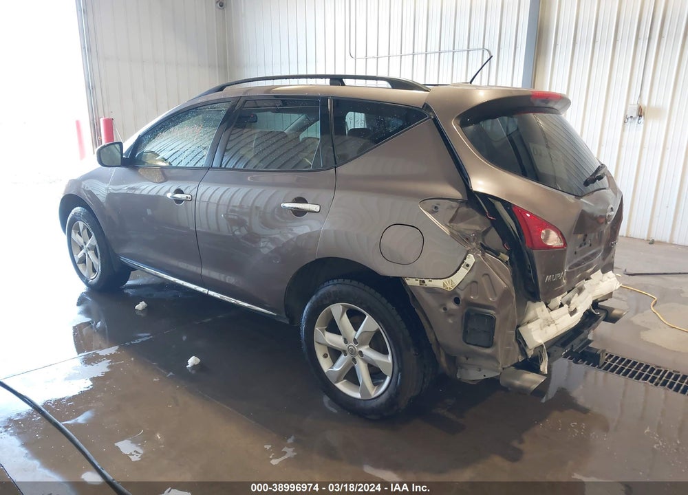 2010 NISSAN MURANO SL VIN: JN8AZ1MW2AW130296