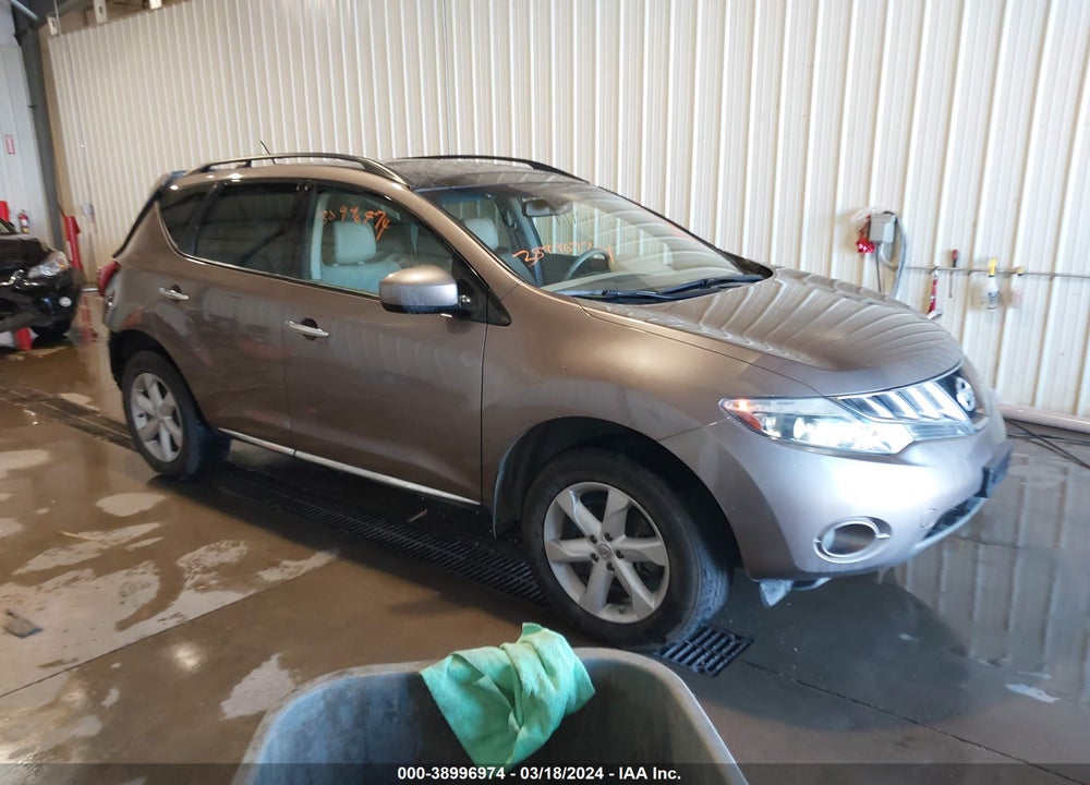 2010 NISSAN MURANO SL VIN: JN8AZ1MW2AW130296