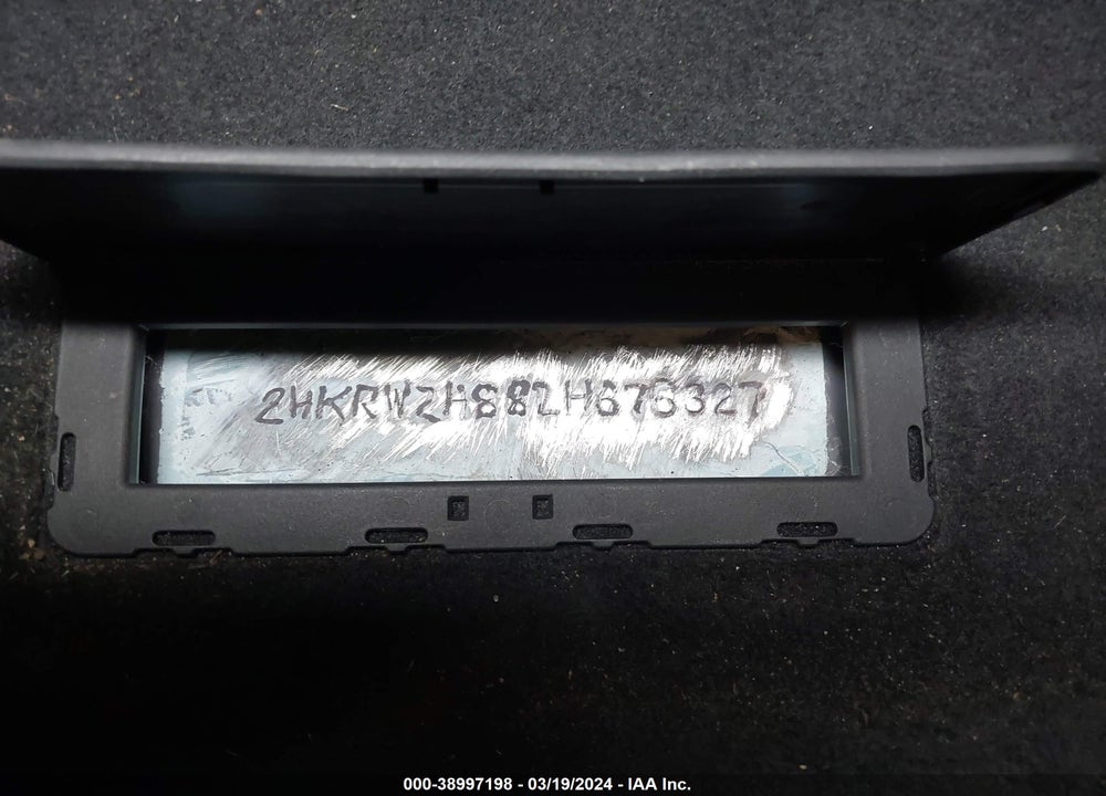 2020 HONDA CR-V AWD EX-L VIN: 2HKRW2H88LH676327