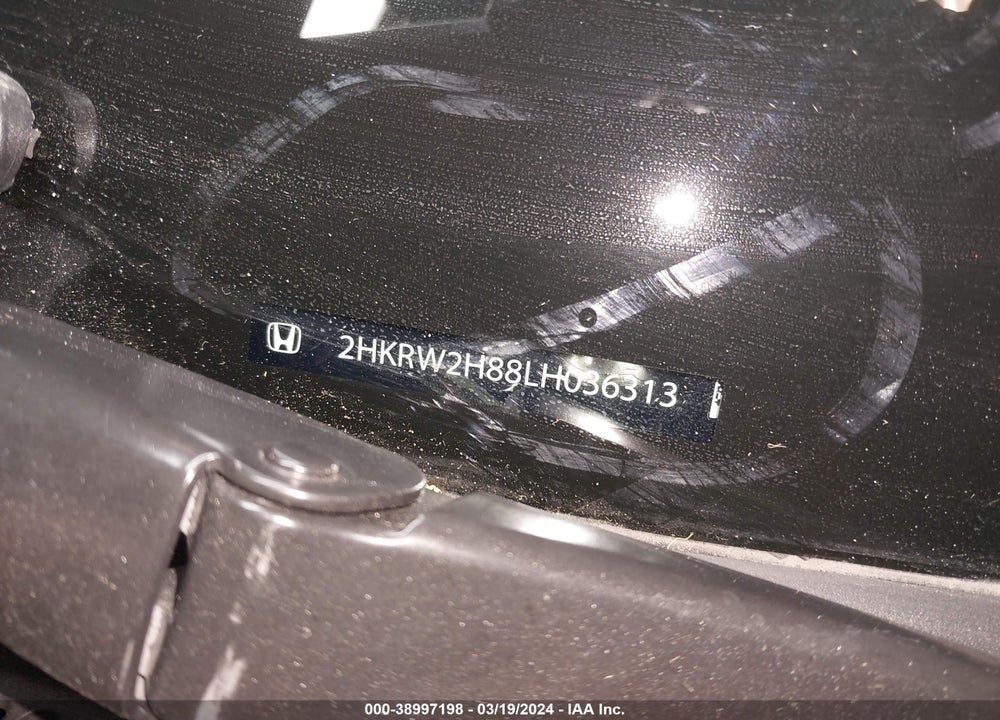 2020 HONDA CR-V AWD EX-L VIN: 2HKRW2H88LH676327