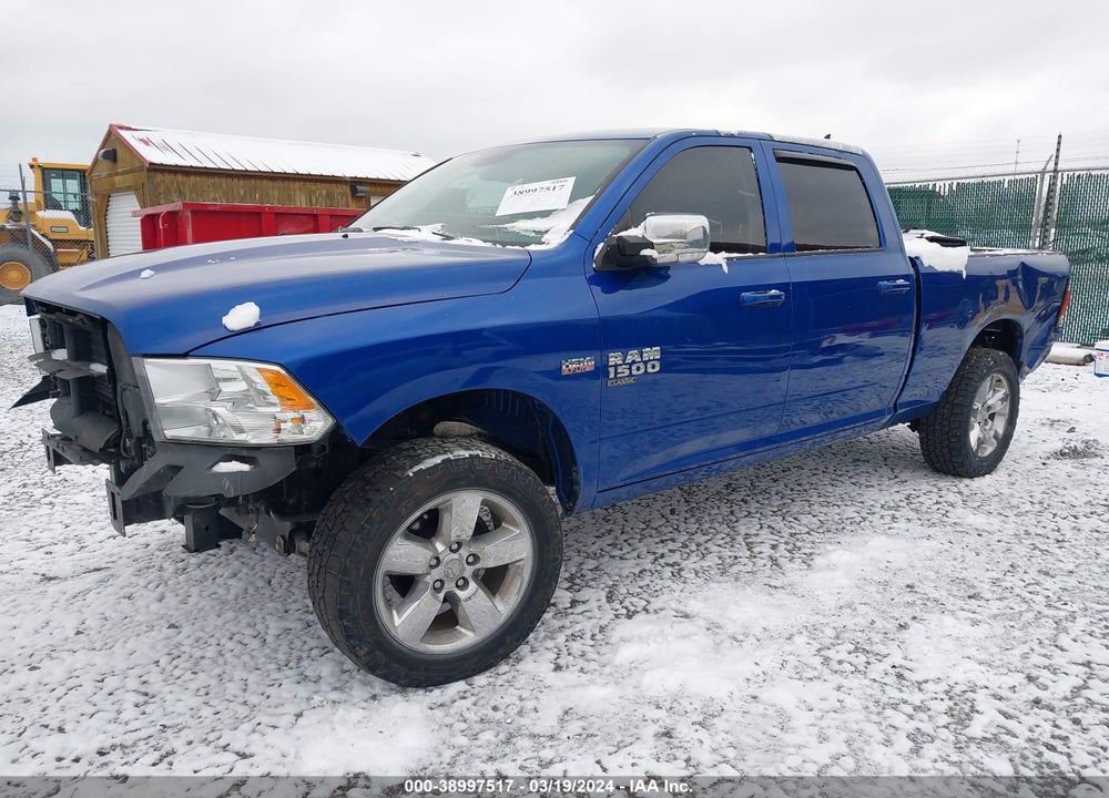 2019 RAM 1500 CLASSIC BIG HORN 4X4 6'4 BOX VIN: 1C6RR7TT6KS684143