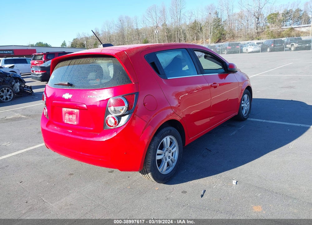 2016 CHEVROLET SONIC LT AUTO VIN: 1G1JC6SH5G4134287