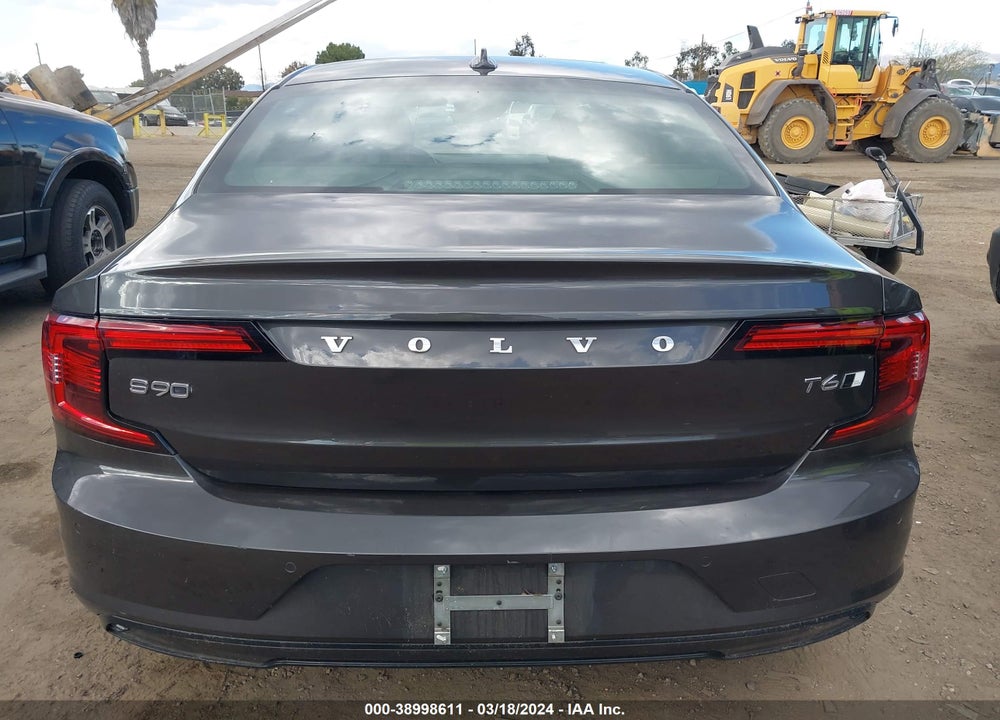 2021 VOLVO S90 T6 R-DESIGN VIN: LVYA22MT1MP196437