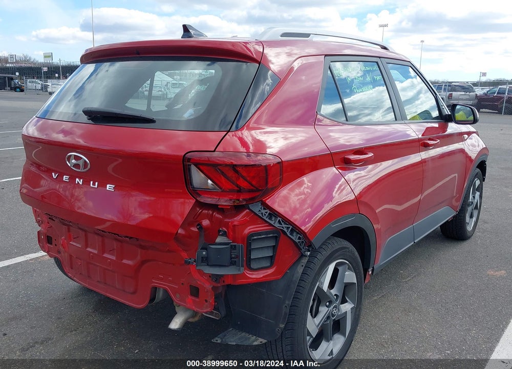 2022 HYUNDAI VENUE SEL VIN: KMHRC8A36NU178349