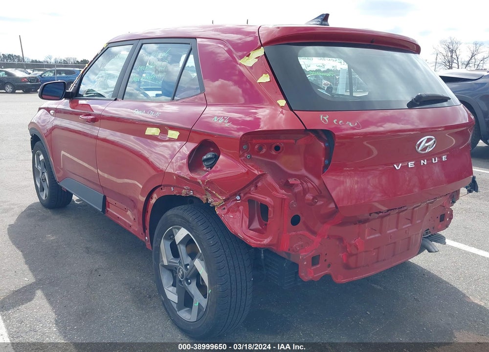 2022 HYUNDAI VENUE SEL VIN: KMHRC8A36NU178349