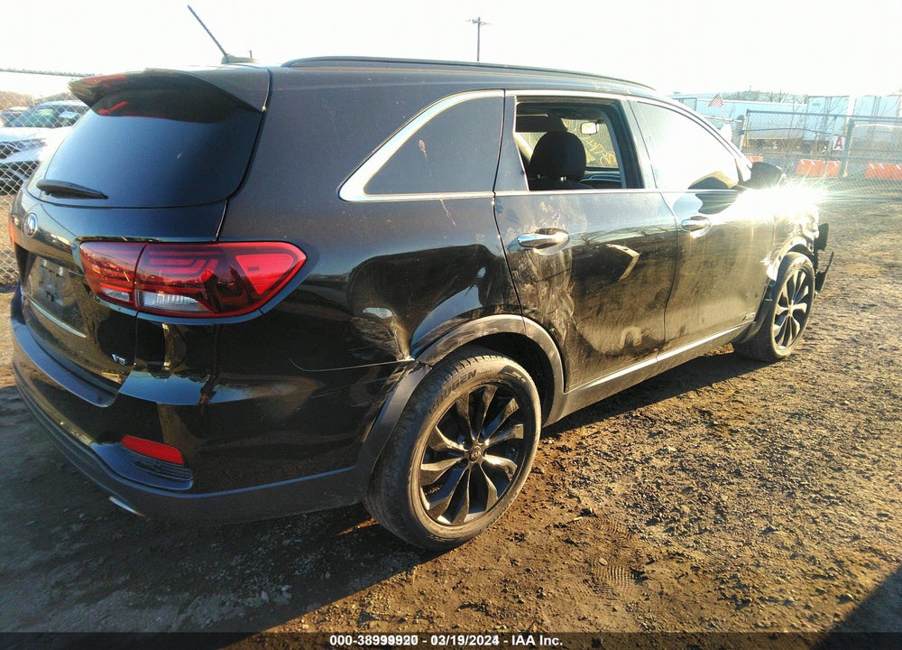 2019 KIA SORENTO 3.3L S VIN: 5XYPGDA56KG584509