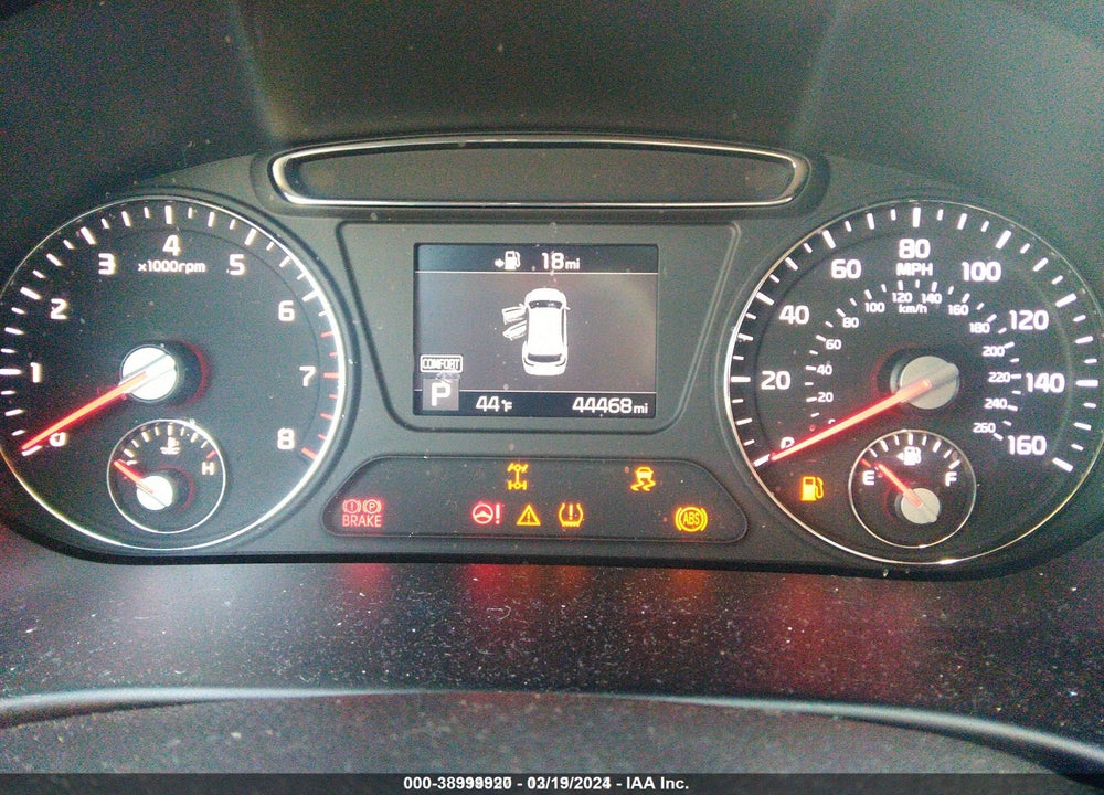 2019 KIA SORENTO 3.3L S VIN: 5XYPGDA56KG584509