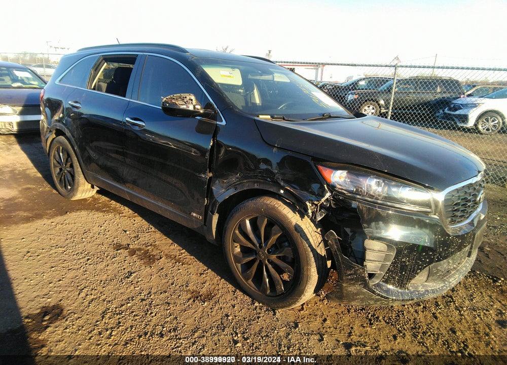 2019 KIA SORENTO 3.3L S VIN: 5XYPGDA56KG584509