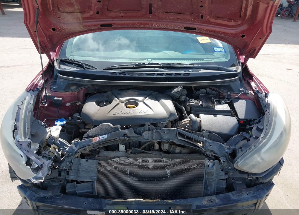 2014 HYUNDAI ELANTRA SE VIN: 5NPDH4AE9EH470582