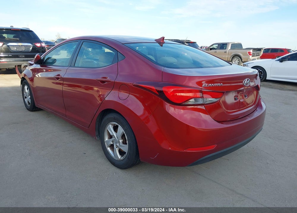 2014 HYUNDAI ELANTRA SE VIN: 5NPDH4AE9EH470582