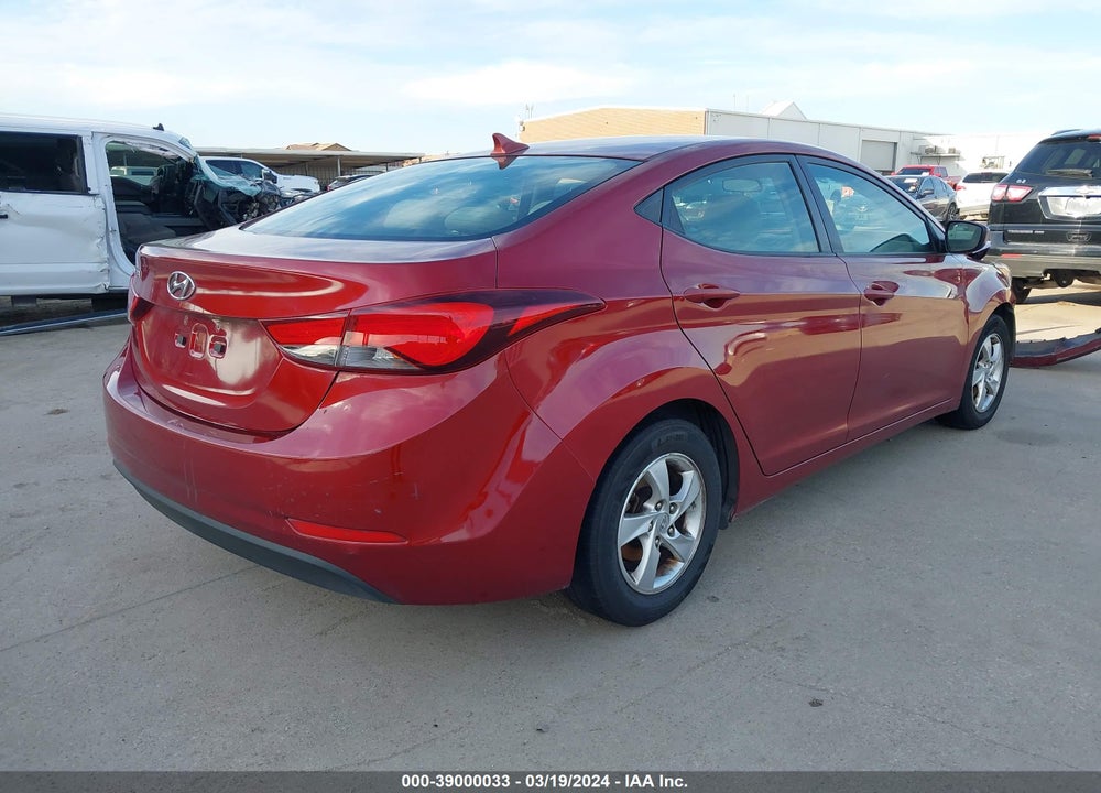 2014 HYUNDAI ELANTRA SE VIN: 5NPDH4AE9EH470582