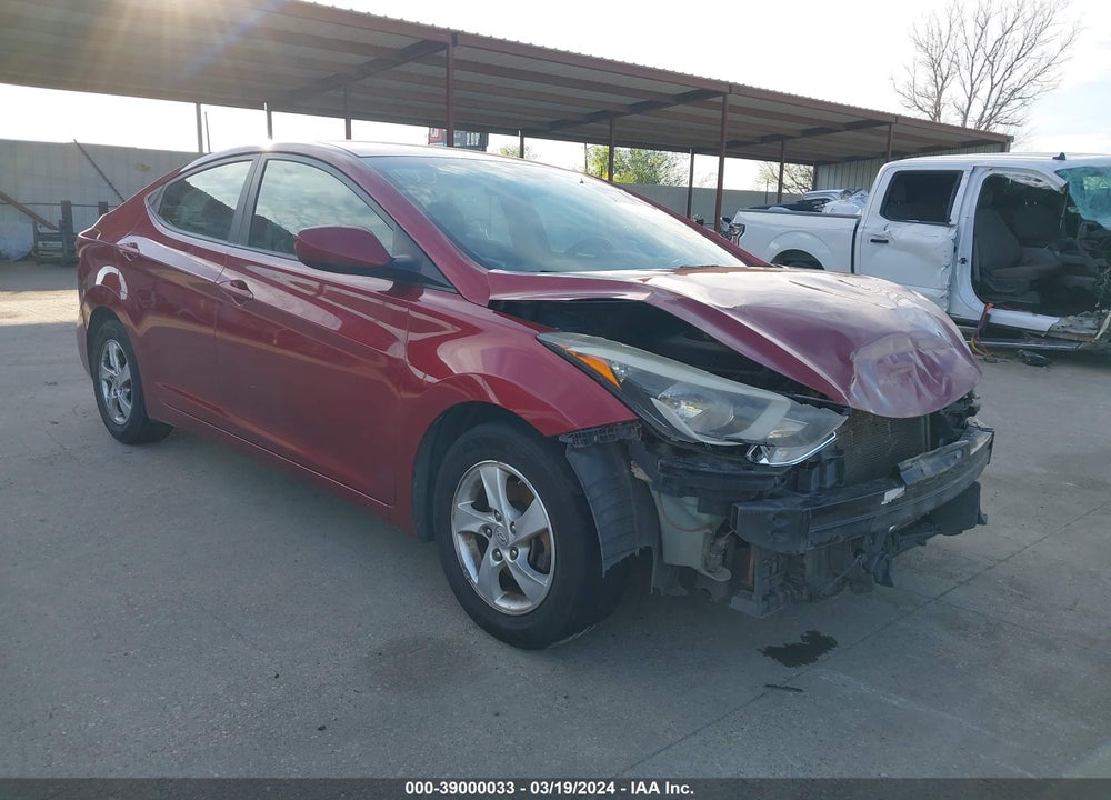 2014 HYUNDAI ELANTRA SE VIN: 5NPDH4AE9EH470582