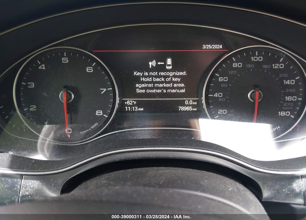 2013 AUDI A7 VIN: WAUYGAFC9DN088834