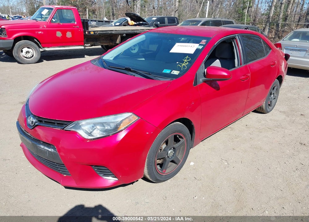 2015 TOYOTA COROLLA LE VIN: 2T1BURHE3FC356135