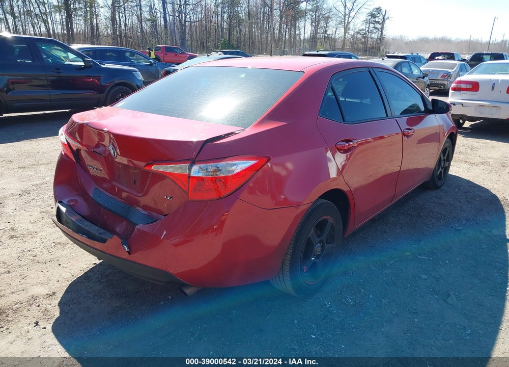 2015 TOYOTA COROLLA LE VIN: 2T1BURHE3FC356135