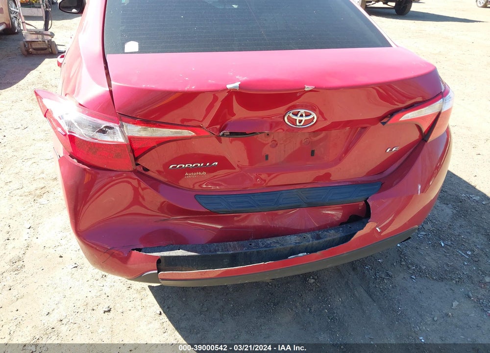 2015 TOYOTA COROLLA LE VIN: 2T1BURHE3FC356135