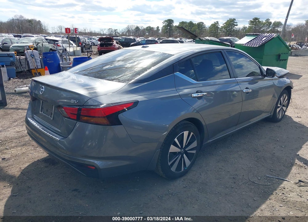 2021 NISSAN ALTIMA SV FWD VIN: 1N4BL4DV9MN417886